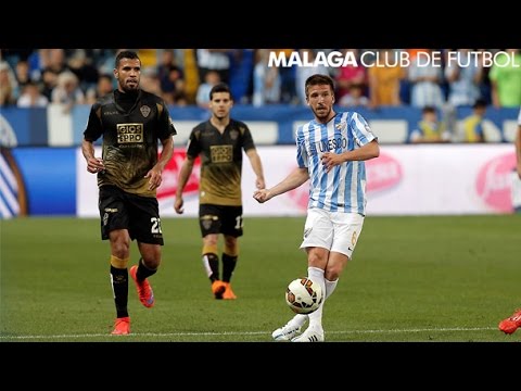 Camacho, MVP blanquiazul del Málaga CF – Elche CF