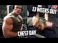 FULL CHEST WORKOUT | BODYBUILDING DIET | 13 WEEKS OUT