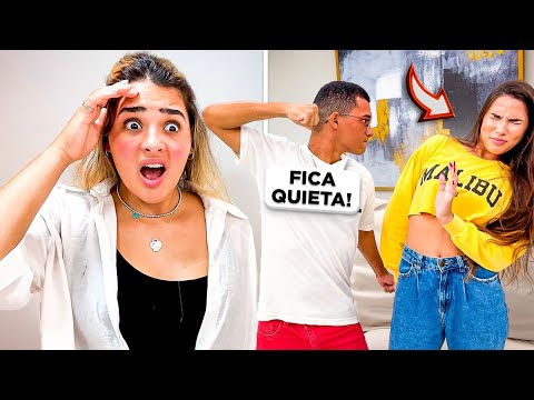 O FÃ MALUCO BRIGOU COM SUA NAMORADA NA NOSSA FRENTE !!!