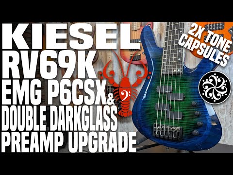 Kiesel RV69K MEGA MOD - DOUBLE Darkglass Tone Capsules & EMG P6CSX Pickups - LowEndLobster Builds