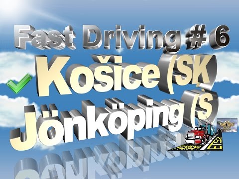 Euro Truck Simulator 2 Multiplayer - Fast Driving # 6 - Košice (SK) to Jönköping (S)