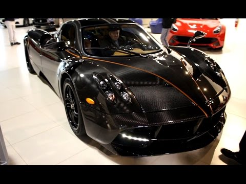 Pagani Huayra Carbon Edition Steals The Show | Start Up & Driving