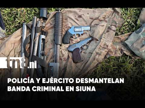 Detenidos por secuestro y extorsión en Siuna serán puestos ante la justicia