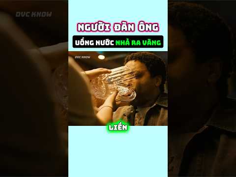 Người đàn ông uống nước nhả ra vàng
