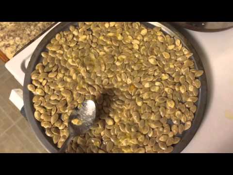 How to Roast Pumpkin Seeds - Salt and Butter Method