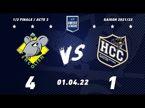 01.04.2022 EHC Olten - HC La Chaux-de-Fonds (4-1)