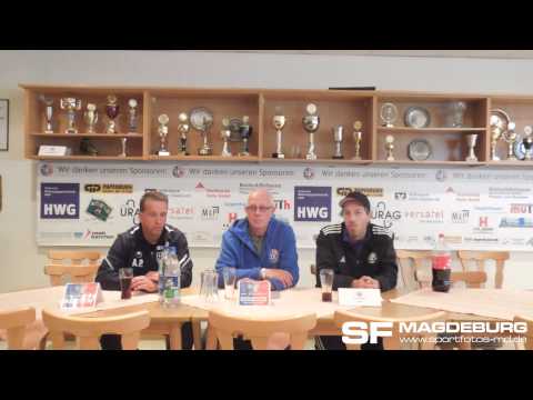 Pressekonferenz - VfL Halle 96 gegen 1. FC Magdeburg 0:2 (0:0) - www.sportfotos-md.de