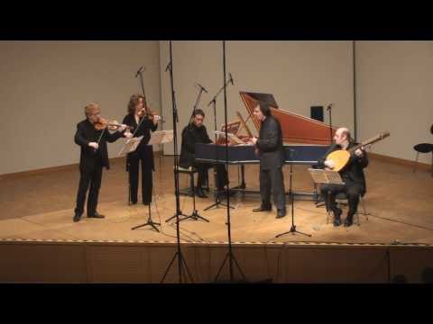 Biagio Marini,  L'Aguzzona. Sonata a 3. Doi violini e fagotto