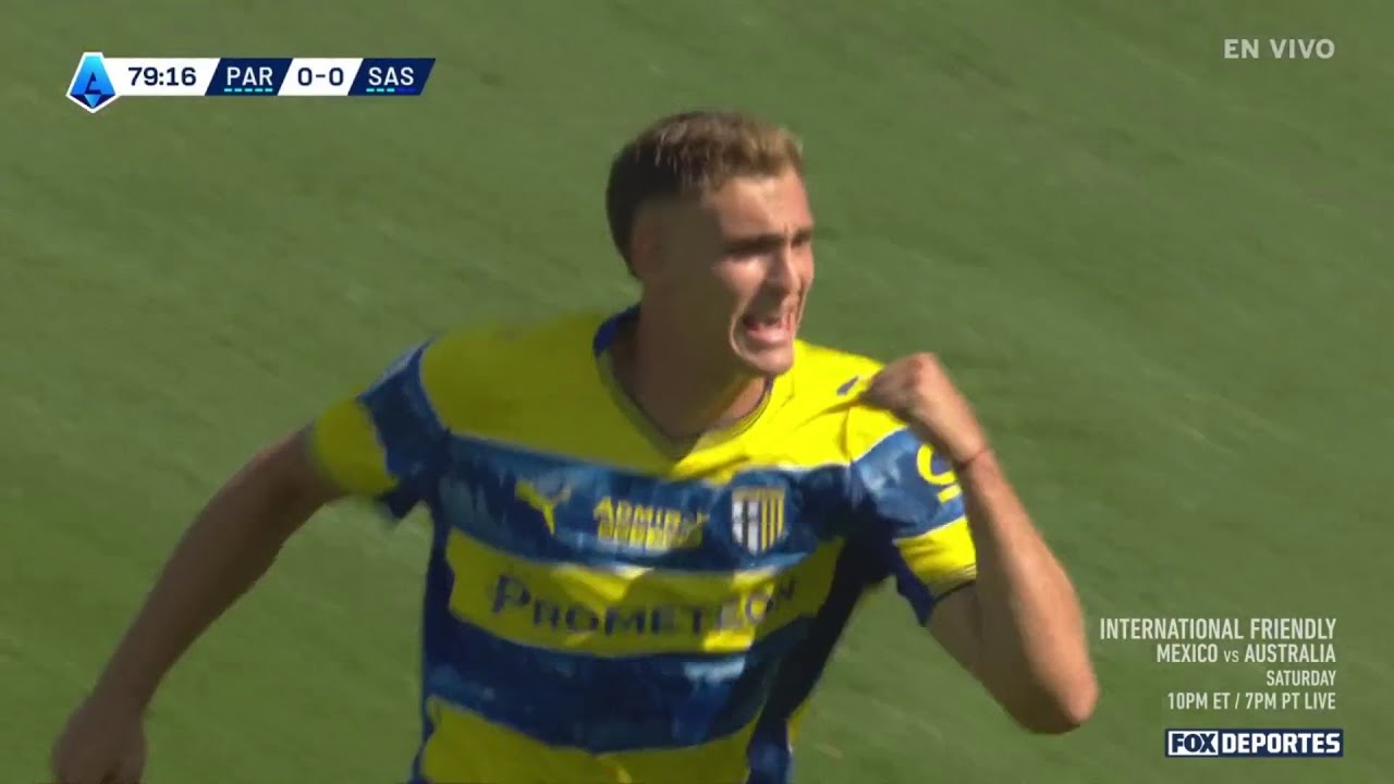 😤⚽ GOL DE Mateo Pellegrino | Parma 1-0 Sassuolo | Serie A 2026 | Jornada 38