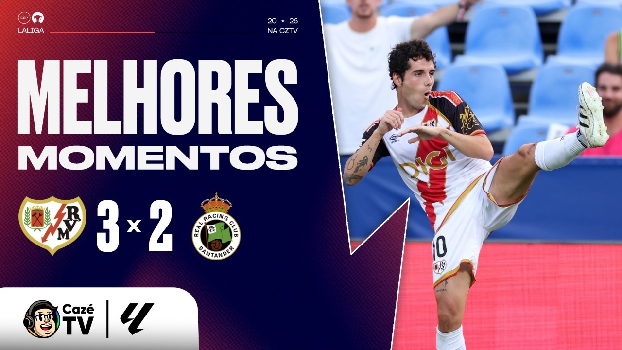 MELHORES MOMENTOS: RAYO VALLECANO 3 x 2 RACING CLUB | LALIGA 26/27 | 4ª RODADA