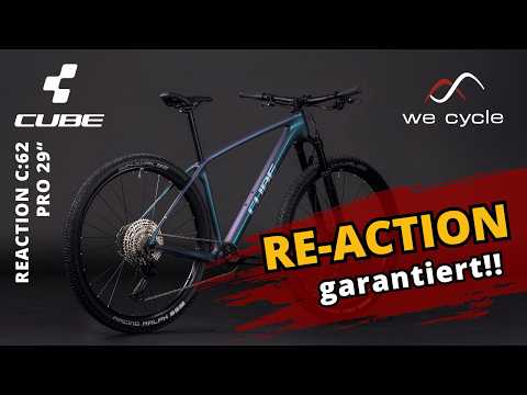 Cube Reaction C:62 Pro 2026 – Carbon Hardtail MTB mit Shimano XT 12-Gang