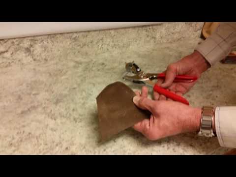 How to Use a Leather Rotary Punch | Realeather T3220 Tool Tutorial for Beginners