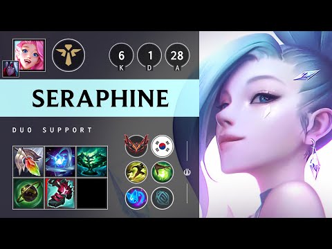 Seraphine Support vs Pantheon - KR Grandmaster Patch 25.13