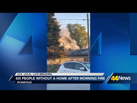 Six left without home after fire on Lincoln Avenue in Evansville