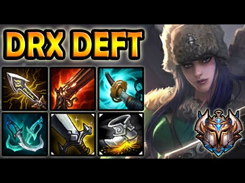Deft CAITLYN ADC vs SENNA - Korea Challenger Patch 10.18  ✔️
