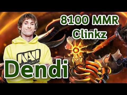 Dendi The Clinkz 8100 MMR!
