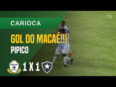 GOL (PIPICO) - MACAÉ X BOTAFOGO - 25/01 - CARIOCA 2018