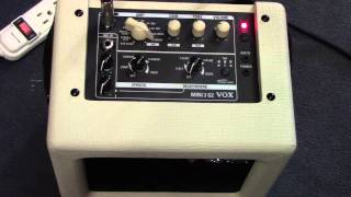 Video thumbnail for Vox Mini3 G2 Battery Powered Amp Demo by Leduc's Own Music Shop