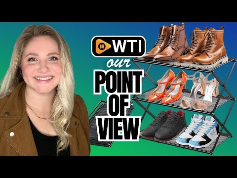 Small Shoe Rack for Entryway - 3 Tier Shoe Organizer Metal Foldable Shoes Storage Rack - WTI product video review