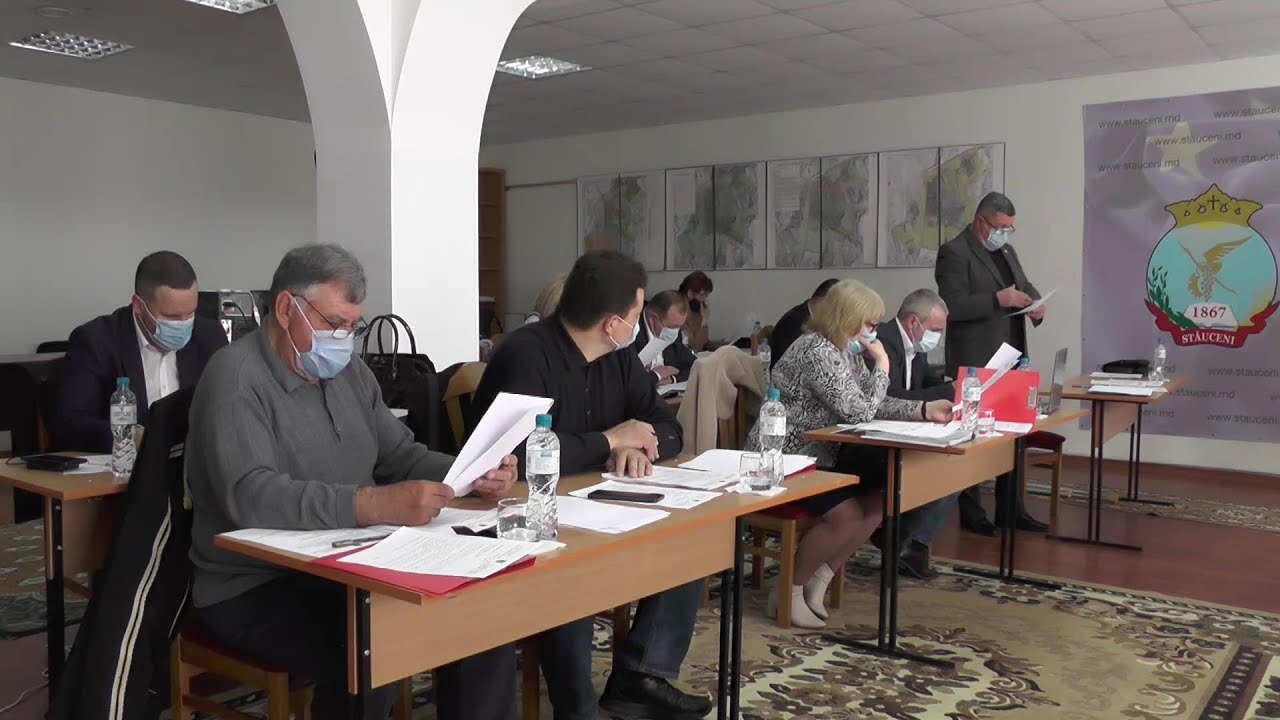 Video: Ședința Consiliului comunei Stăuceni - 16 aprilie 2021