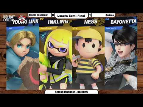 BSG Smash Madness: (Doubles) Loser's Semi Kris Wii/PartyGhoul vs. ChrisBcream/TastyComaWife