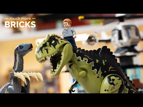 Vidéo LEGO Jurassic World 76949 : L’attaque du Giganotosaurus et du Therizinosaurus