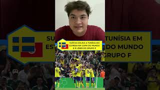 SUÉCIA GOLEIA A TUNÍSIA POR 5 A 1 COM DIREITO A SHOW OFENSIVO E GOL VALIDADO VIA CHIP NA BOLA!