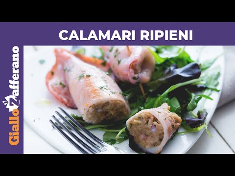CALAMARI RIPIENI IN PADELLA: Ricetta facilissima!