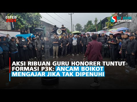 Aksi Ribuan Guru Honorer Tuntut Formasi P3K: Ancam Boikot Mengajar Jika Tak Dipenuhi