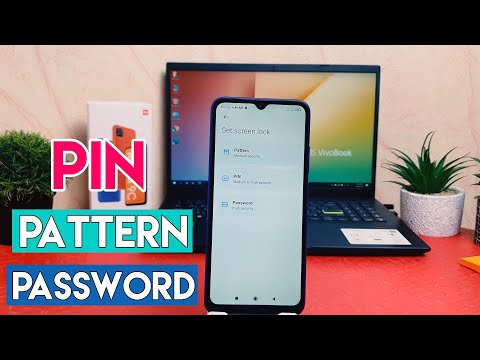 How To Set PIN Pattern Password in Xiaomi Redmi 9C