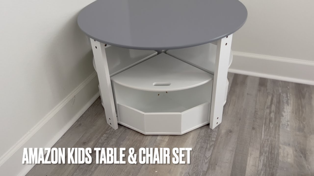 HOW TO ASSEMBLE - AMAZON KIDS ROUND TABLE & CHAIRS