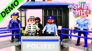 PLAYMOBIL 6872 Polizei Kommandozentrale Demo - Das große Playmobil Gefängnis FMA!