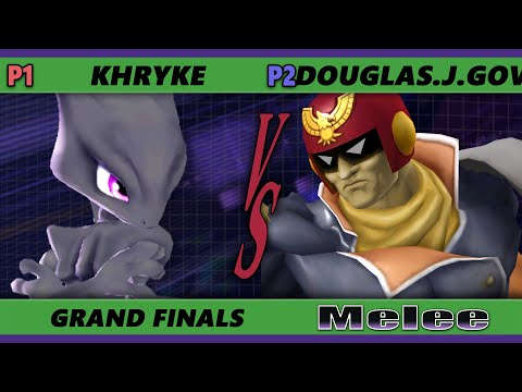 S@X 426 GRAND FINALS - Douglas.J.Gov [L] (Captain Falcon) Vs. Khryke (Mewtwo, Marth) Smash Melee