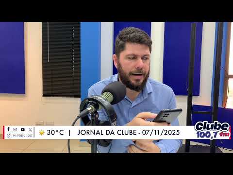 Jornal da Clube - 07/11/2026 - Edição do Almoço