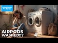 Washed Airpods In Washing Machine!? 😱 [FIX]