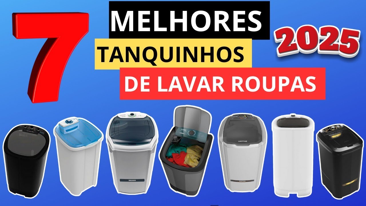 7 Melhores tanquinho de lavar roupas 2024