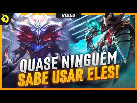 CAMPEÕES FÁCEIS que NINGUÉM SABE JOGAR - LOL