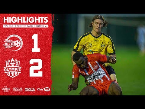 NPL QLD 2018 Round 4 - Moreton Bay United vs Olympic FC Highlights