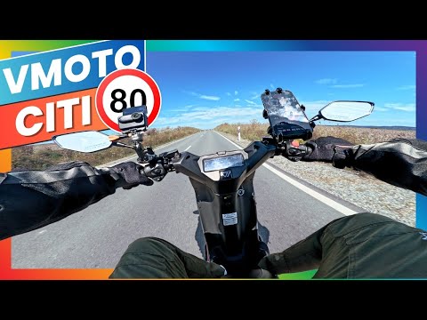 VMOTO CITI - 80KM/H für 3.499€ 🔥 Stadt - Land - Autobahn 😲 Wie gut fährt sich die VMOTO CITI? #vmoto
