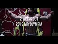 Classic Physique Mr. Olympia 2019: 2 Weeks Out! Back Workout