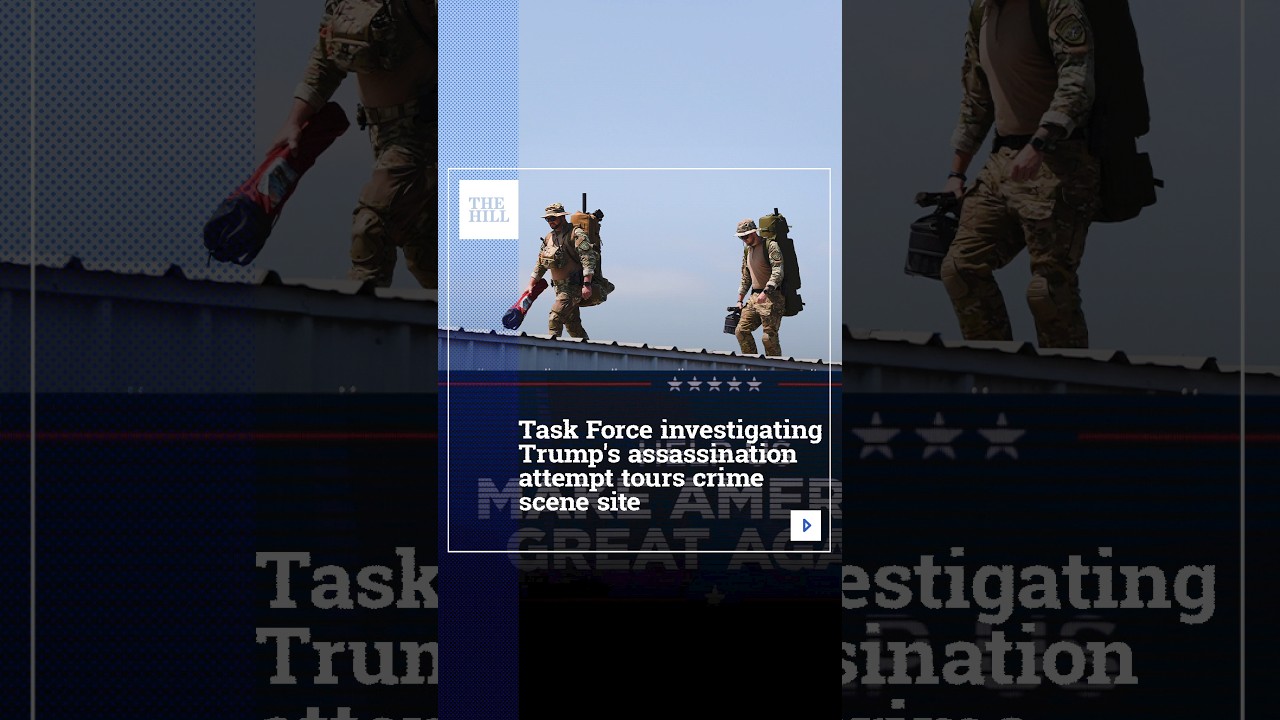 Task Force Investigating Trump's Assassination Attempt Tours Crime Scene Site