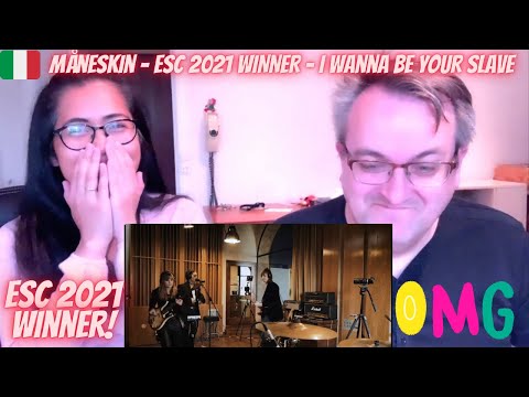 🇩🇰NielsensTv REACTS TO 🇮🇹Måneskin - ESC 2021 WINNER - “I Wanna Be Your Slave” | Wiwi Jamat Home