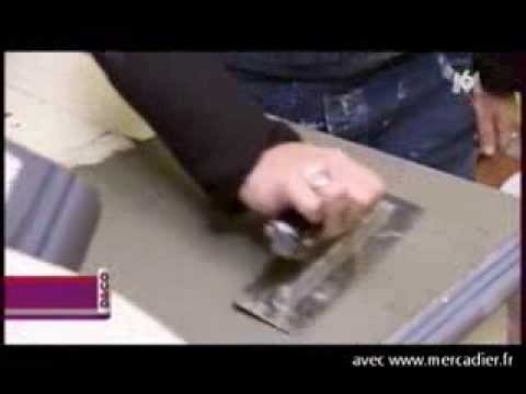 comment appliquer beton ciré plan travail