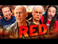 RED (2010) MOVIE REACTION! FIRST TIME WATCHING!! Full Movie Review | Bruce Willis | DC Comics
