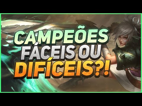 Porque alguns CAMPEÕES são FÁCEIS e outros tão DIFÍCEIS?! Entenda o que é SKILL CAP