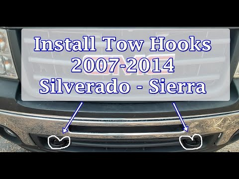Tow Hook Install - 2007-2014 Silverado and Sierra