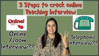 How to prepare for online teaching interview /Tips for Teaching interview