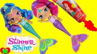 Shimmer and Shine Color Changing Mermaids Dive for Surprises