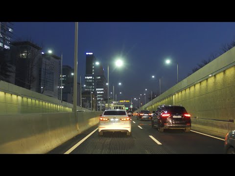 ASMR Highway Driving at Night (No Talking, No Music)