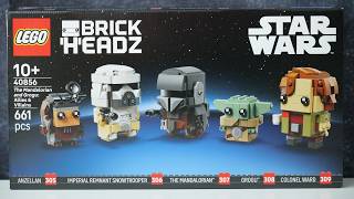 LEGO Star Wars 40856 The Mandalorian and Grogu Allies & Villains - LEGO Speed Build Review
